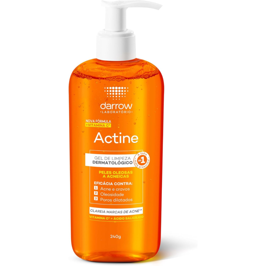 Darrow Actine Sabonete Líquido + Vitamina C 240g — Pele Oleosa e Acneica