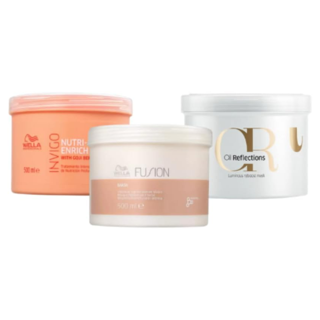 Kit Wella Cronograma Capilar Fios Perfeitos — 3 Máscaras (150ml cada)