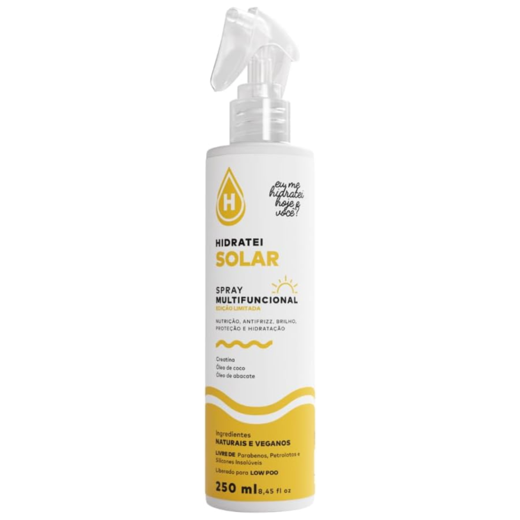 Hidratei Solar — Spray Multifuncional Condicionante Capilar