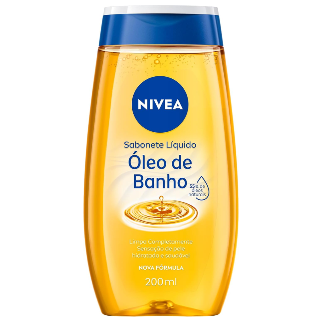 NIVEA Sabonete Líquido Óleo de Banho Natural Oil 200ml