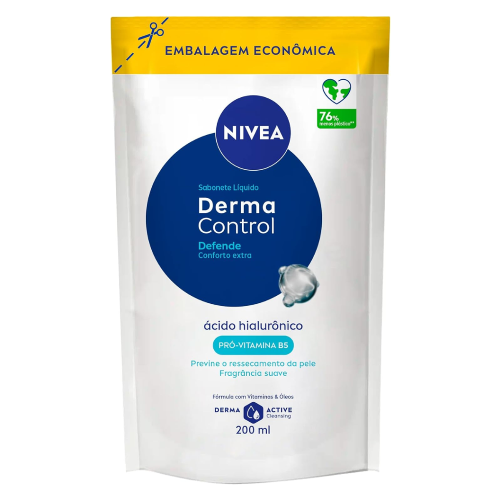NIVEA Sabonete Líquido Derma Control Defende 200ml
