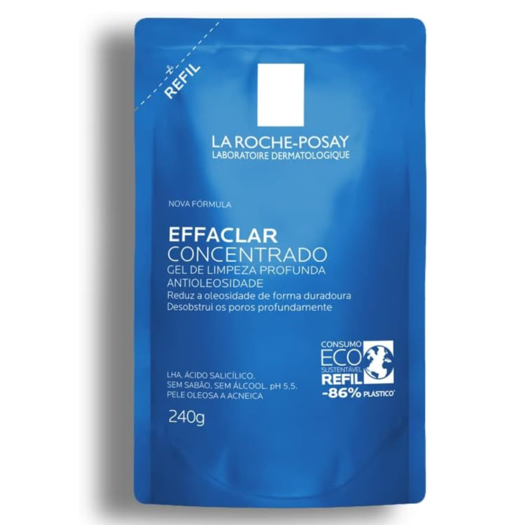 La Roche-Posay Effaclar Refil Gel de Limpeza Facial Concentrado 240g